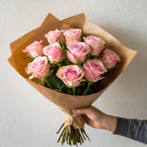 Bouquet de rosas rosadas