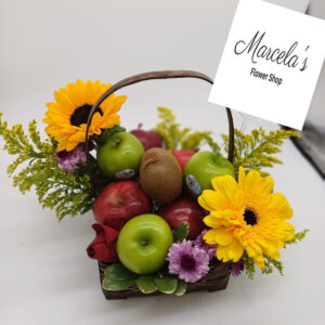 canasta con frutas  Sweet